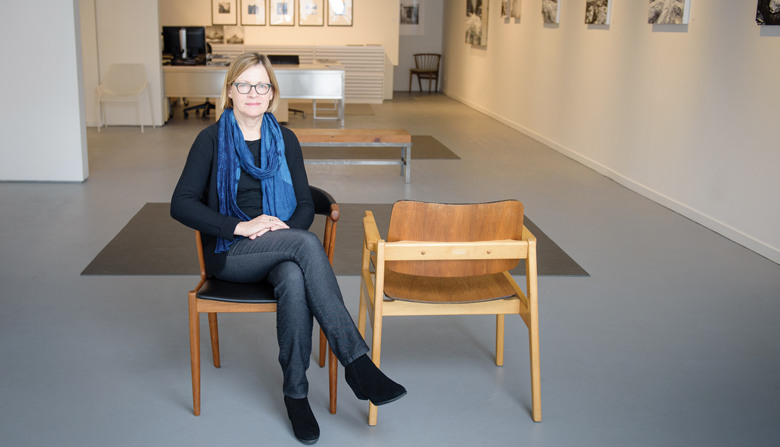 Gail Gibson at 104 W Roy Street, Photo by John Vicory