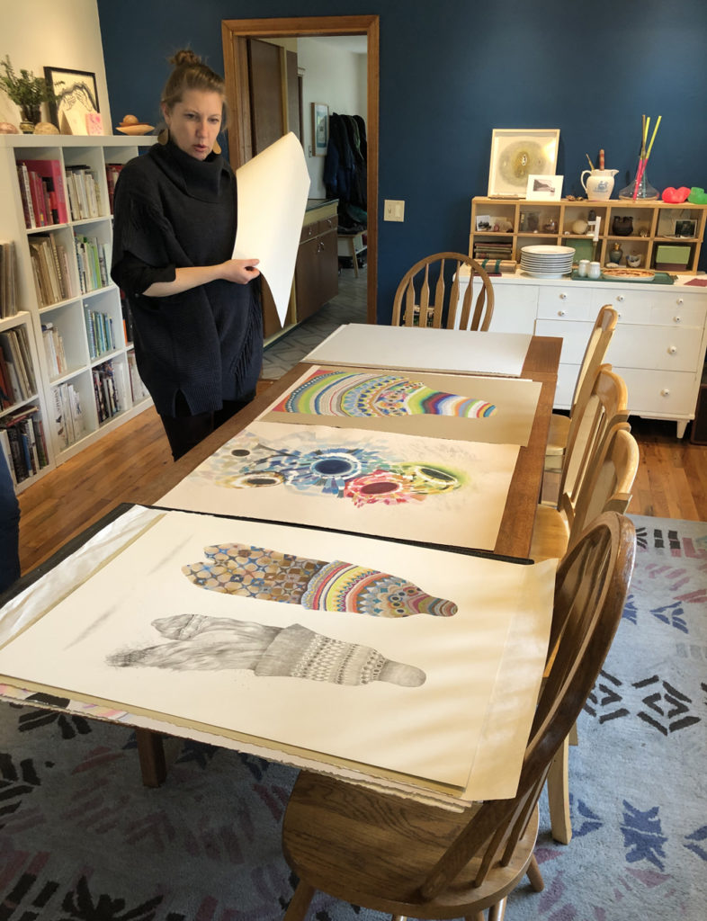 Gala Bent, Studio Visit, March 2020