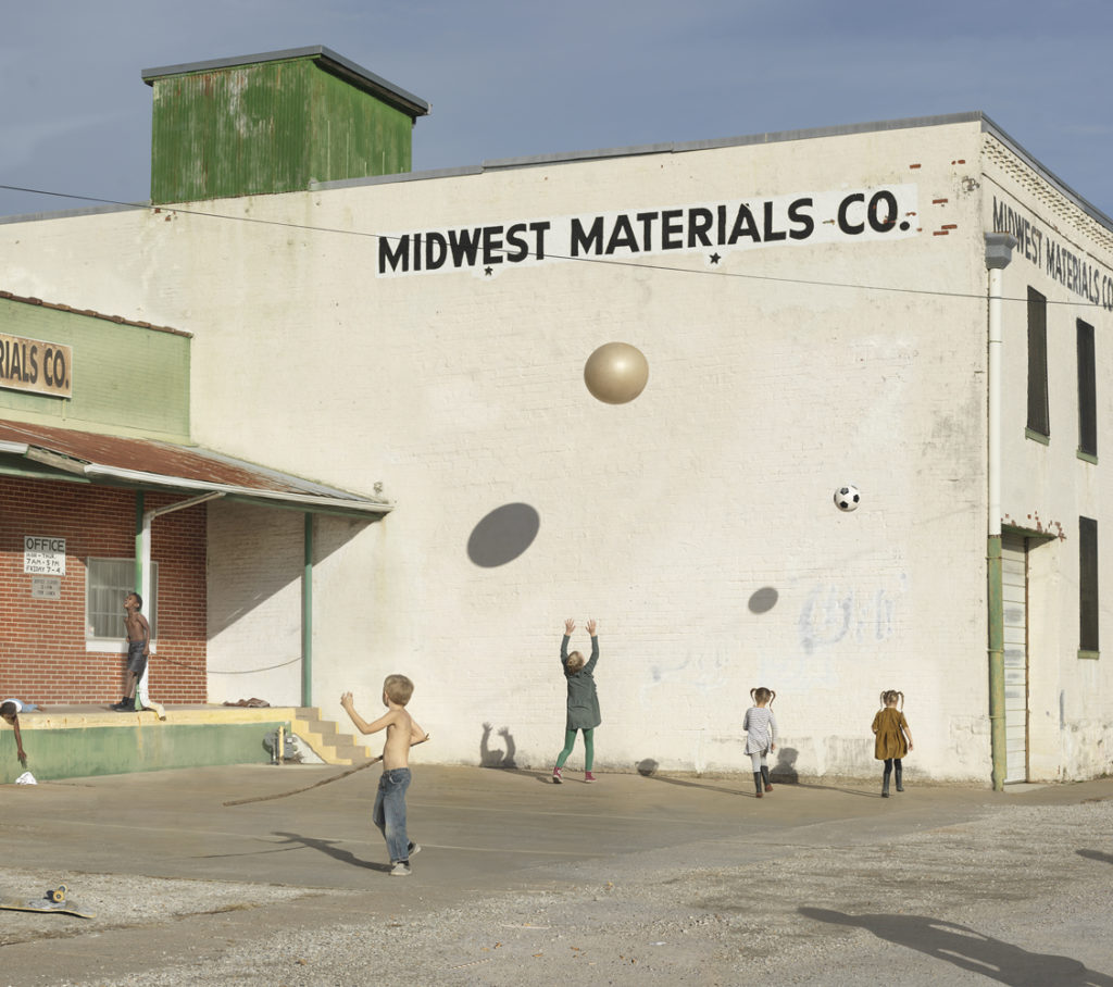 Julie Blackmon, Midwest Materials, 2018, 22×25″, 31.75×35.75″, 40×45″, edition of 10, 7, 5, price on request
