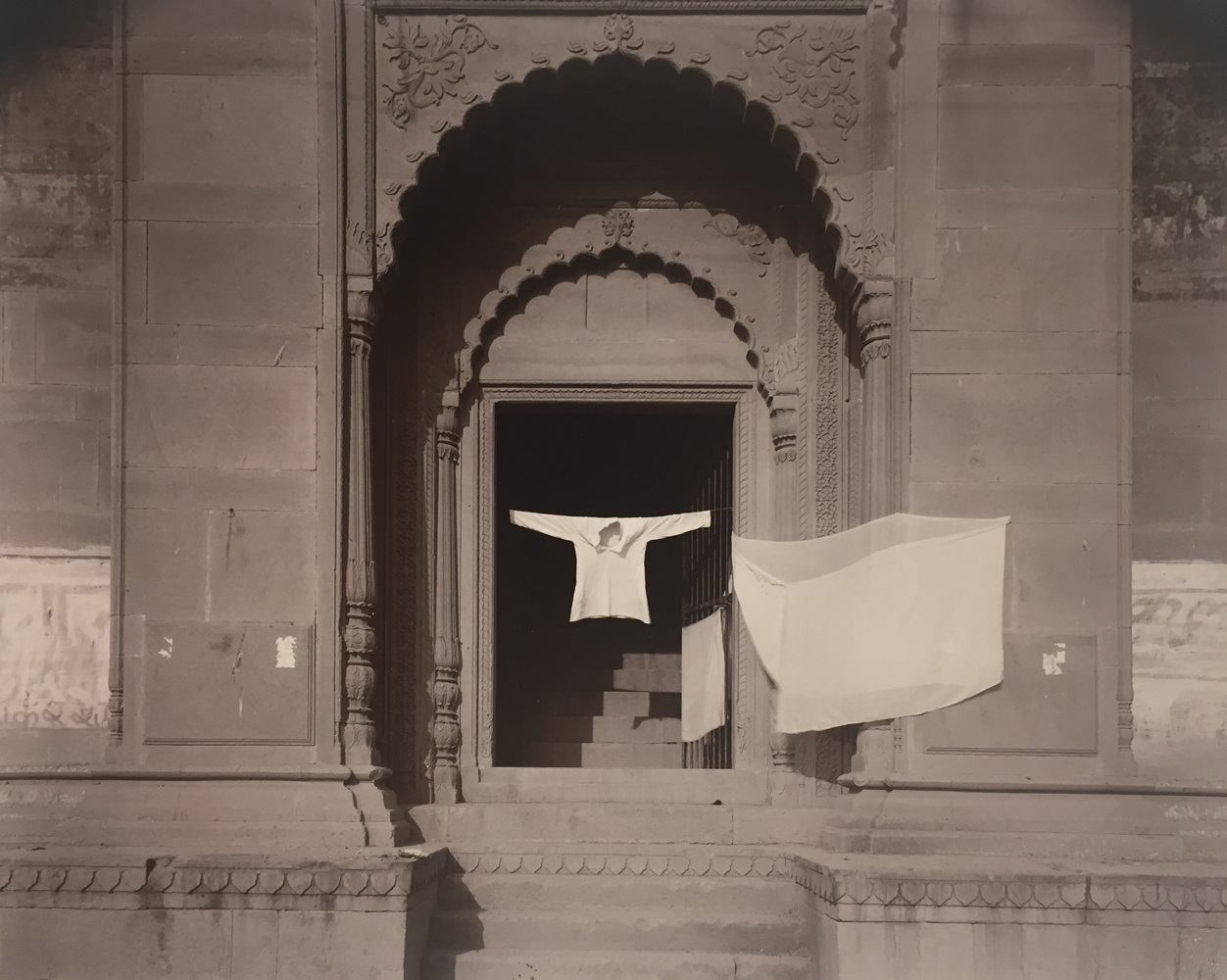 Linda Connor, Shirt, Banaras, India, 1979, gold toned print, 8 x 10 inches