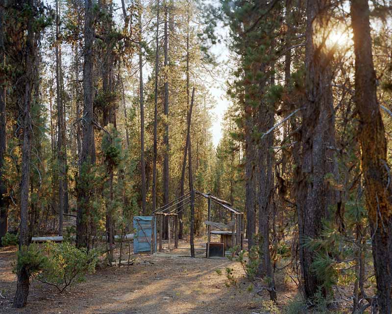 Eirik Johnson, Abandoned shack A, Crescent Lake mushroom camp, Oregon, 2011