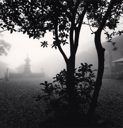Michael Kenna, Fog Shrouded Temple, Shosanji, Tokushima, Shikoku, Japan, 2010