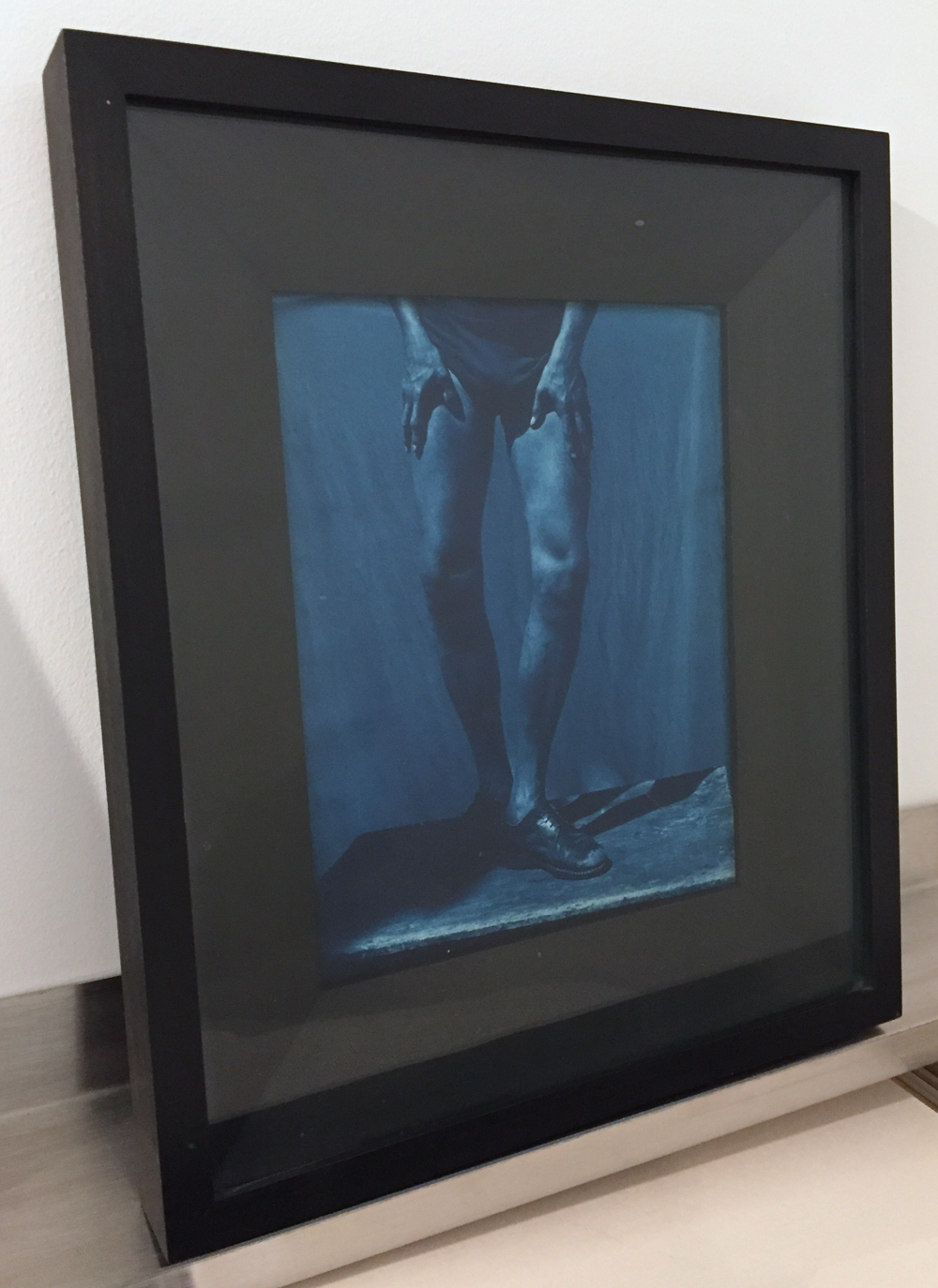 John Dugdale, Support and Locomotion, 1996, cyanotype, 10 x 8 inches, edition of 10, framed, $5500.