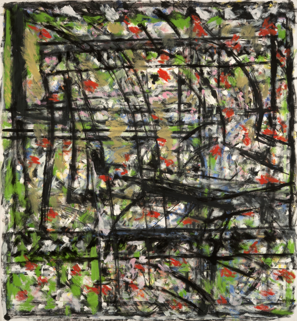 Robert C. Jones, Bistro, 2013, oil on canvas, 60 x 55 inches, (SOLD)