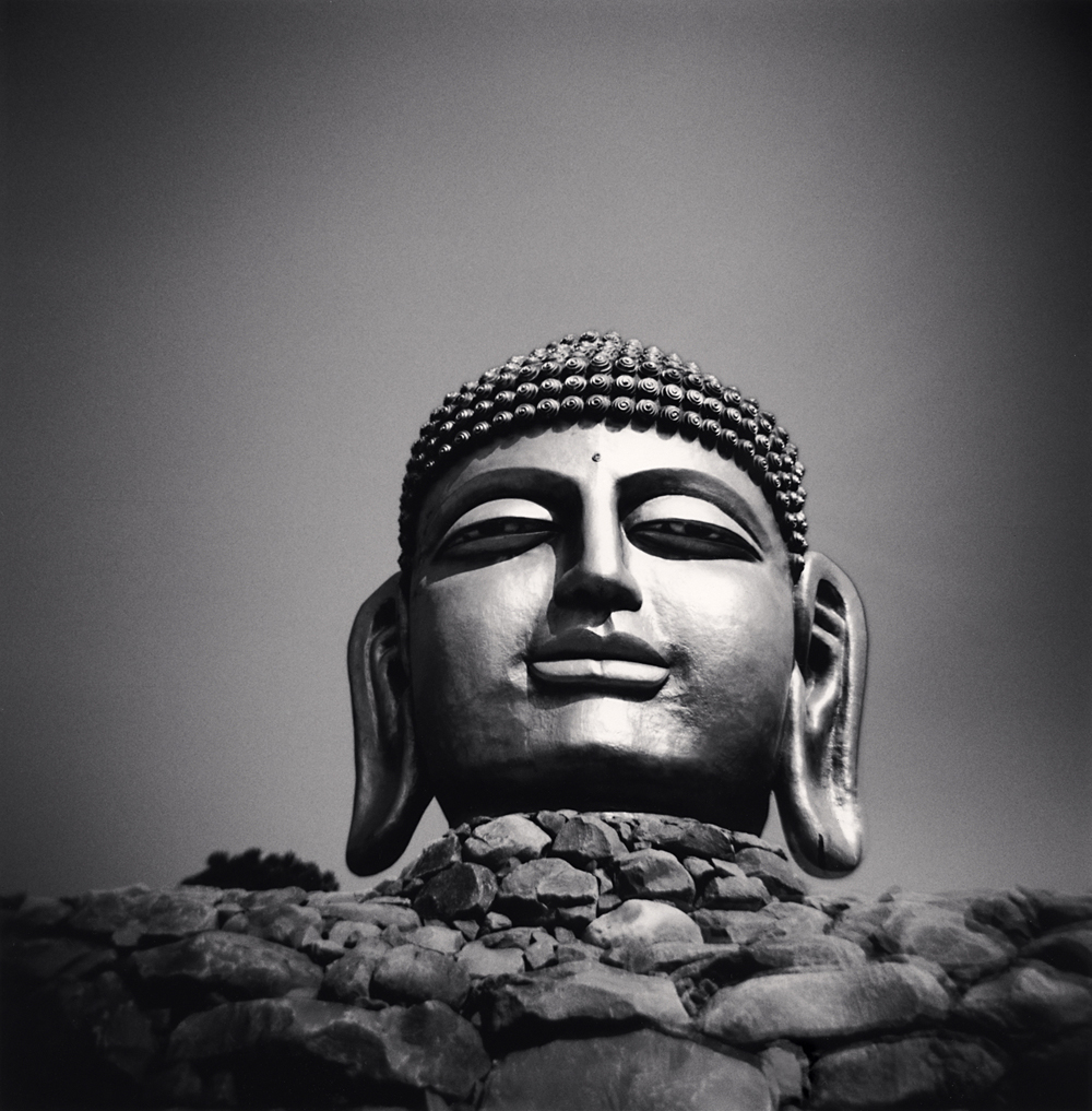 Michael Kenna, Buddha Head, Waujeong Temple, Yongin, Gyeonggi-do, South Korea, 2010