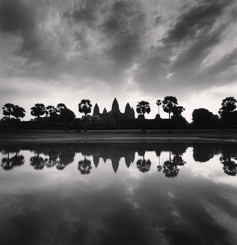 Michael Kenna, Daybreak Reflection, Angkor Wat, Cambodia, 2018