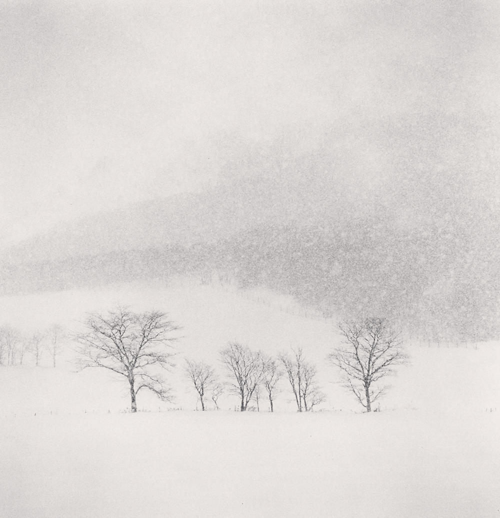 Michael Kenna, Mountain Snow Storm, Okushunbetsu, Hokkaido, Japan, 2013