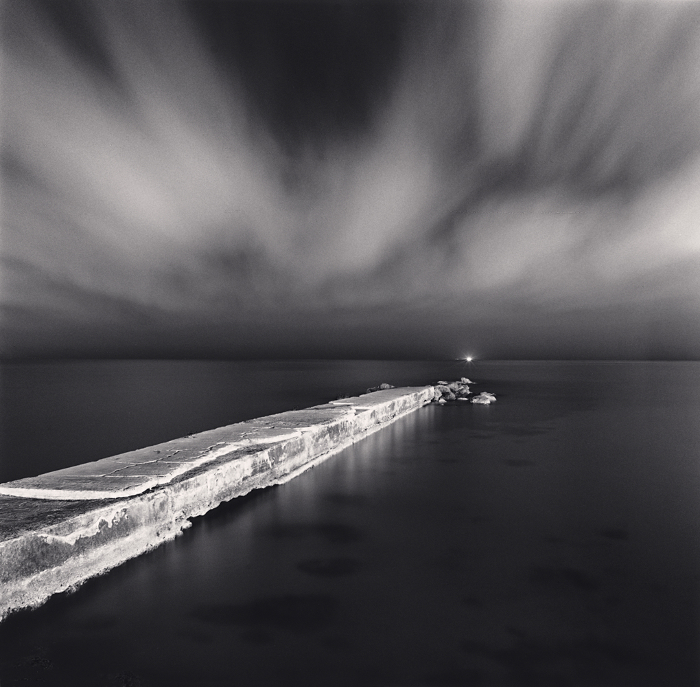 Michael Kenna, Night Pier, Palma, Mallorca, Spain. 2017