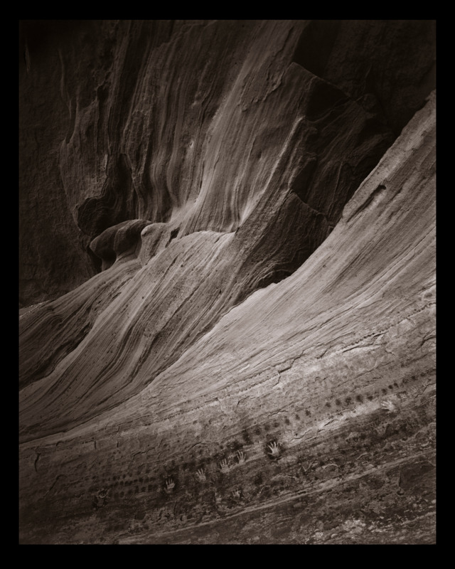 Linda Connor, Dots and Hands II, Fourteen Window Ruin, Buff, Utah, 2000