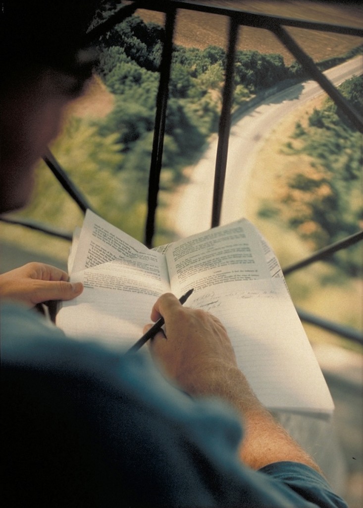 JoAnn Verburg, Writing with Tagore above the Flaminia, 1994