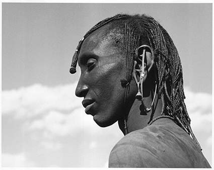 Hector Acebes, Maasai Man, Tanzania, 1953