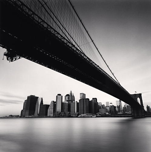 Michael Kenna, Brooklyn Bridge, Study 1, New York City, USA, 2006
