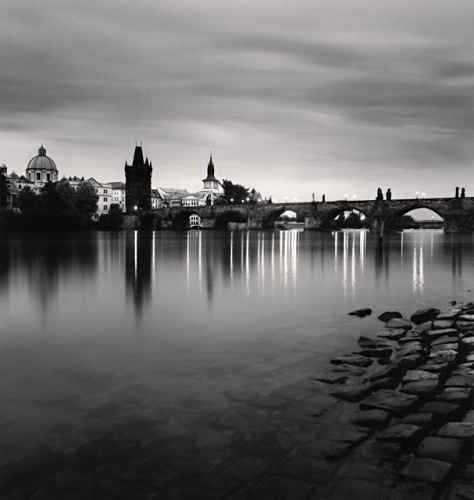 Michael Kenna, Charles Bridge, Study 12, Prague, Czech Republic, 2008