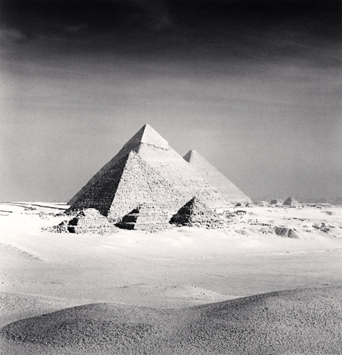 Michael Kenna, Giza Pyramids, Study 6, Cairo, Egypt, 2009