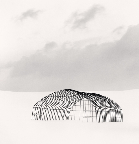 Michael Kenna, Greenhouse Structure, Study 1, Rubeshibe, Hokkaido, Japan. 2004