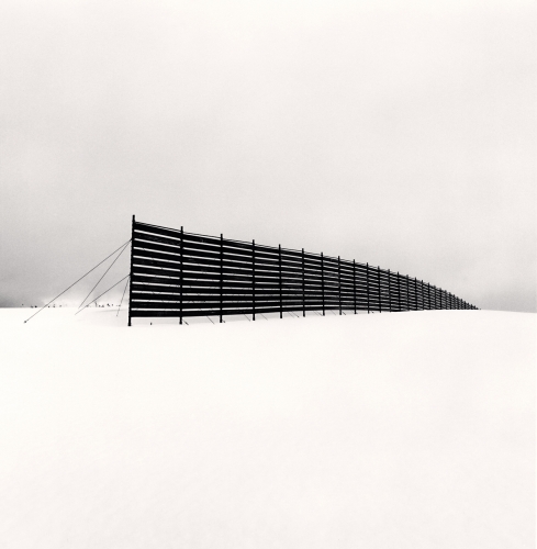 Michael Kenna, Snow Fence, Shosanbetsu, Hokkaido, Japan. 2004