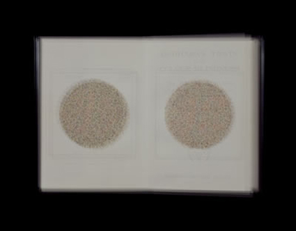 Doug Keyes, Ishihara’s Test for Colour-Blindness, 2001, 13.5 x 17.25 x 1.5 inches, edition of 6