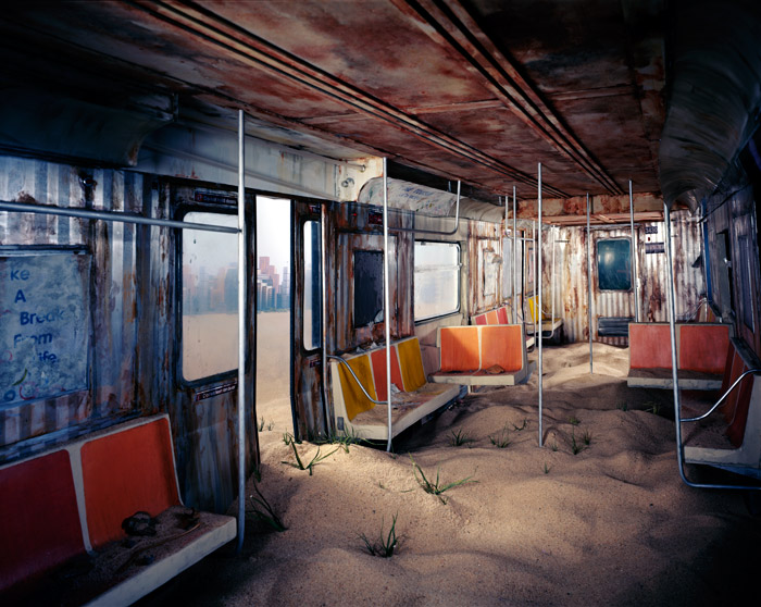 Lori Nix, Subway, 2012