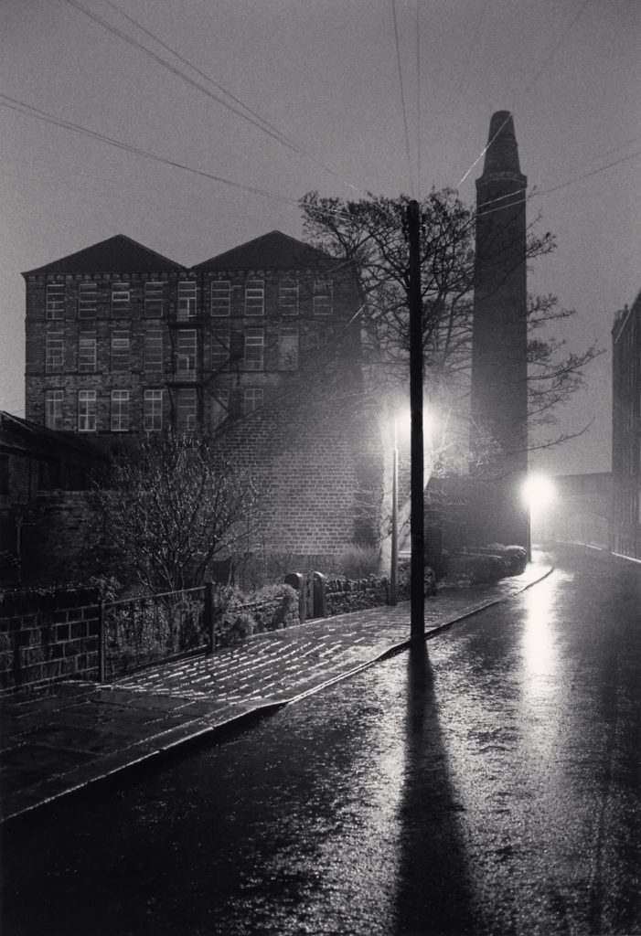 Michael Kenna, Rainy Night Walk, Slaithwaite, West Yorkshire, England, 1984