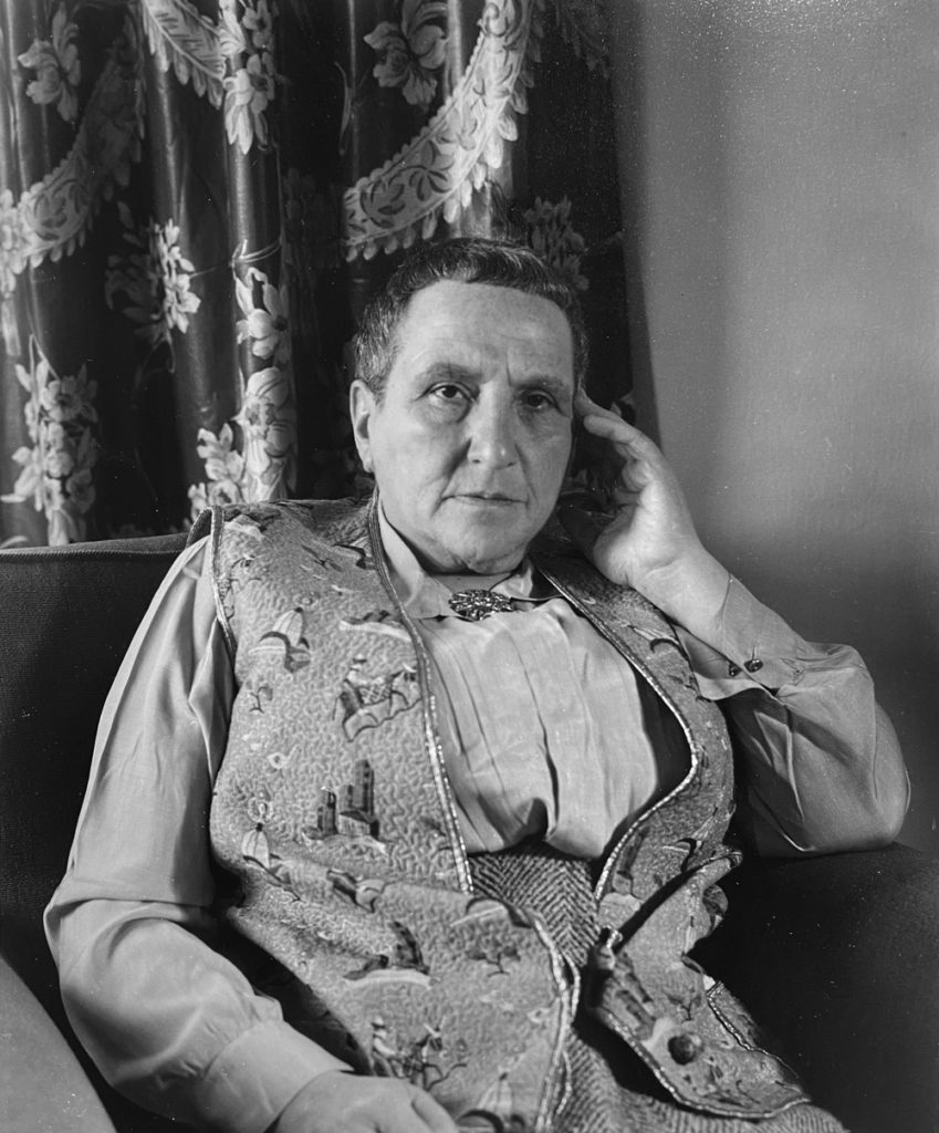 Imogen Cunningham, Gertrude Stein, 1934, signed gelatin silver print, 8 x 10 inches, price on request